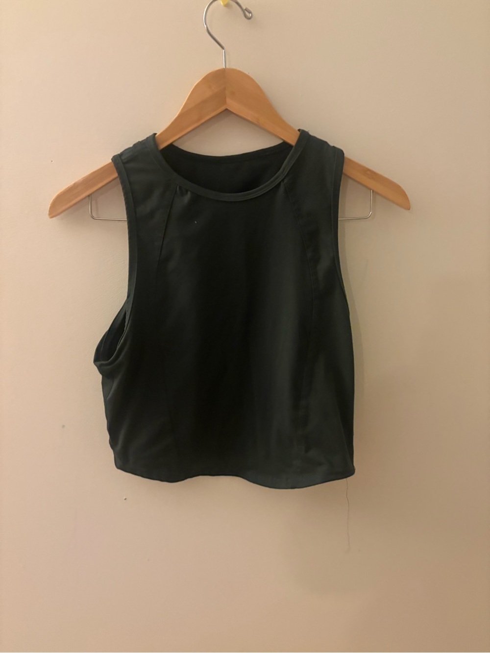 lululemon athletica gray Sleeveless Crop Tank